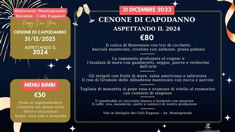 Cenone Di Capodanno Sui Colli Euganei Il 31 Dicembre 2023