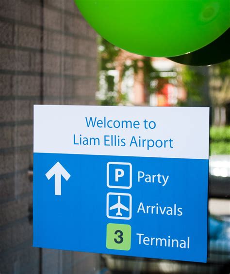 8 Airport Printable Signs Personalized for an Airplane Birthday Party ...