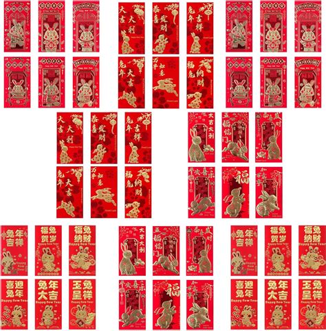 Kymy 48pcs Chinese Red Envelopes Lucky Money T Ubuy India