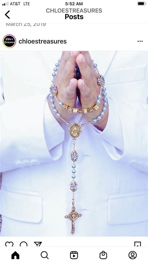 Pin By Sylvia Cordisco On Rosary ♥️ Necklace Pearls Pearl Necklace