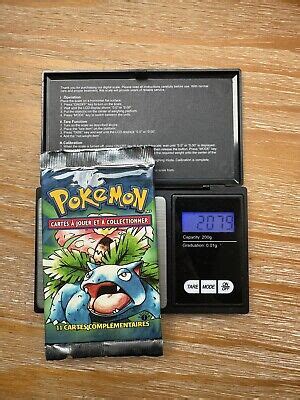 1999 Pokemon Base Booster Pack 1st Edition Venusaur French Factory