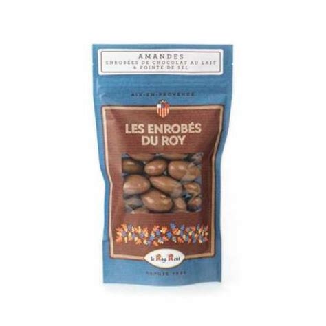 Amandes Enrob Es Chocolat Noir Et Pointe De Sel