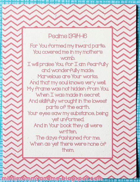 Psalm 139 Printable