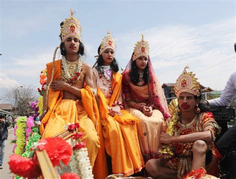 Procession Taken Out To Celebrate Ram Navami In Srinagar Kashmir