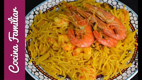 Como Hacer Fideuá De Gambas Al Estilo Tradicional Recetas De Javier Romero Youtube