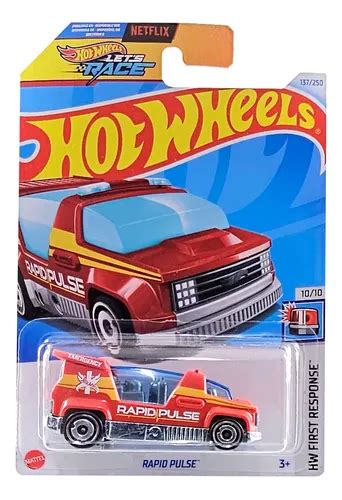 Rapid Pulse Red Hot Wheels Hw First Response Lets Race Envío gratis