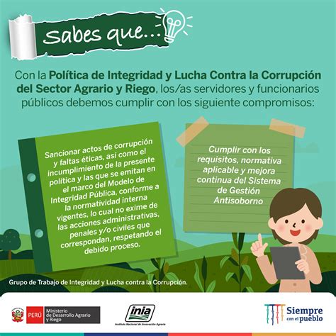 Sabes Que Campañas Instituto Nacional De Innovación Agraria Plataforma Del Estado Peruano