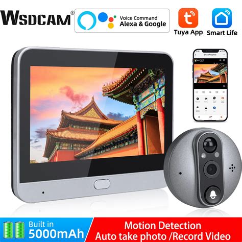 Wsdcam Mirilla De V Deo Lcd Para El Hogar Timbre Con C Mara De Visi N