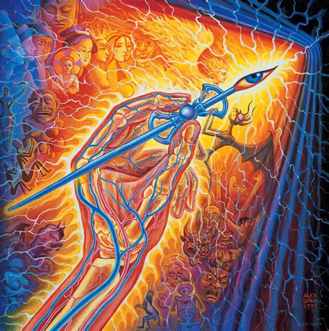 Artists Hand By Alex Grey