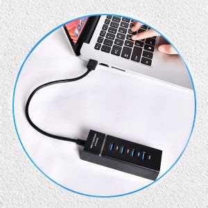 Axfee Hub Usb Data Hub Usb Ports Multi Prise Rallonge Usb