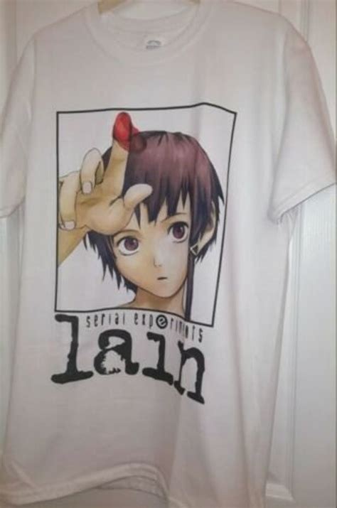 Serial Experiments Lain T Shirt Retro Movie White Unisex Etsy