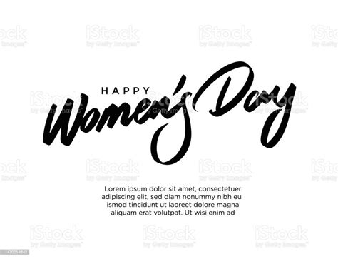 Happy Womens Day Stock Illustration Download Image Now Adult