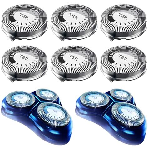 HQ8 Lot de 6 têtes de rechange pour rasoirs Philips Norelco HQ8