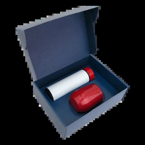 Набор Hot Box Duo CW blue кофер термос с датчиком температуры белый красный купить с