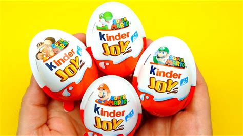 Kinder Joy Surprise Eggs Super Mario Edition YouTube