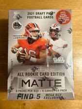 2021 Wild Card Matte Football Checklist Black Set Info Boxes Reviews