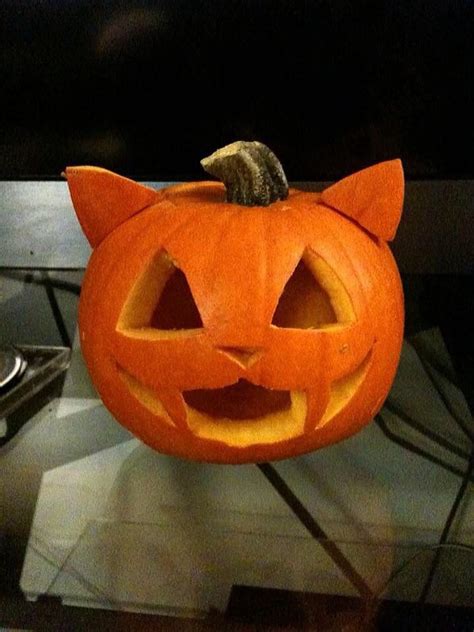 Cat pumpkin carving – Artofit