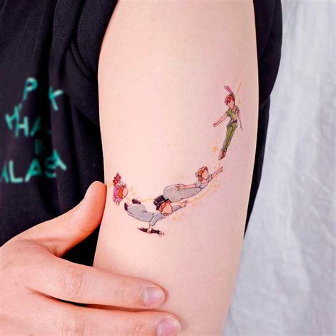 Peter Pan Tattoos Never Grow Up