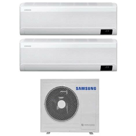 samsung dual split inverter klimagerät serie windfree avant 7+7 btu mit ...