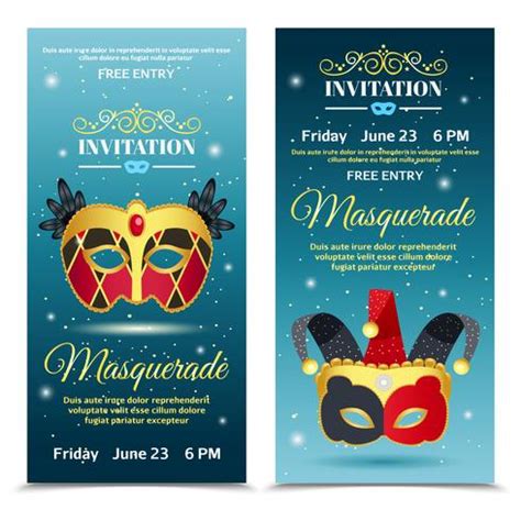 Carnival Invitation Vertical Banners 481177 Vector Art At Vecteezy