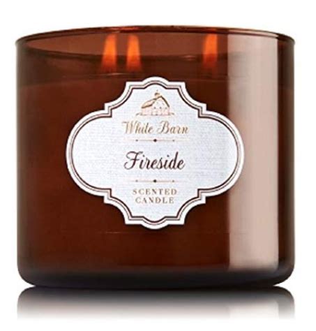 Bath Body Works White Barn Fireside Wick Candle Reviews