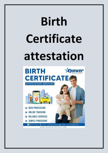 Birth Certificate Attestationpdf