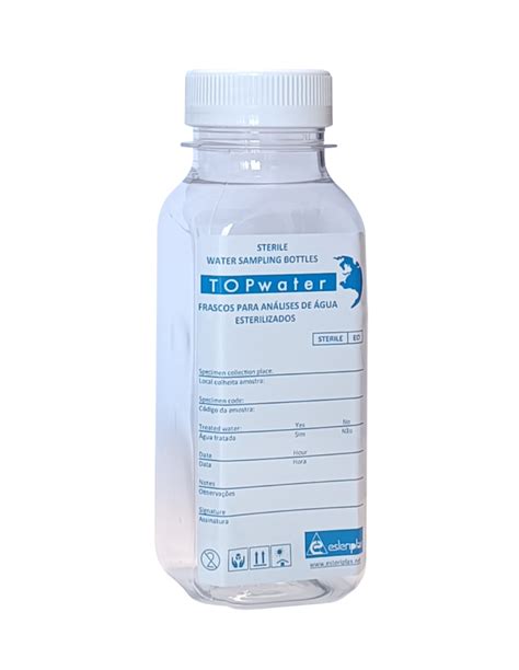 BUTELKA JAŁOWA PET DO POBIERANIA PRÓB 500 ML Chemivet