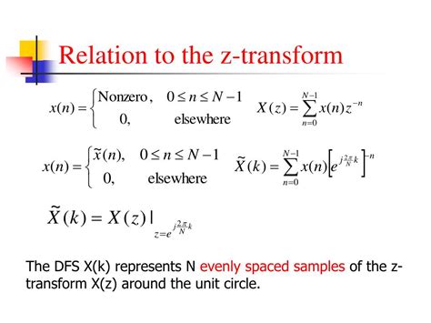 Ppt Chapter 5 The Discrete Fourier Transform Powerpoint Presentation Id 228597