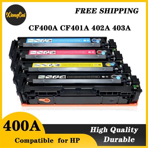 4 Color CF400A CF401A 402 403A 201A CF400 Compatible Toner Cartridge