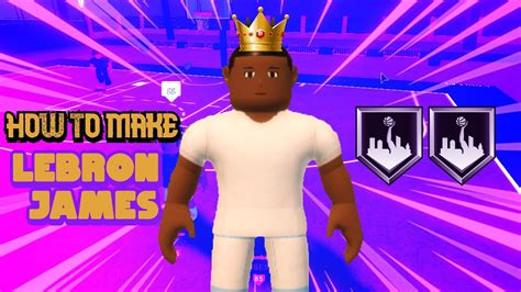 How To Make Lebron James In Mypark 20 Roblox Youtube