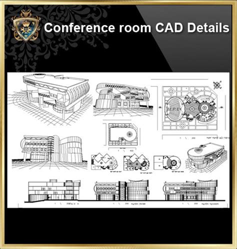 Conference Room CAD Details V.2 】@Conference Room Design,Autocad Blocks ...