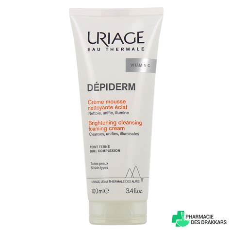 Uriage Depiderm Mousse Nettoyante Visage Eclat Du Teint