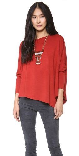 HELMUT Helmut Lang Villous Oversize Pullover SHOPBOP Oversized