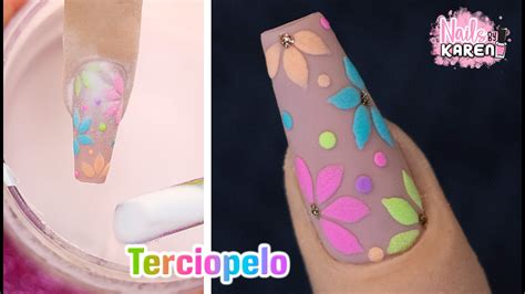 U As Terciopelo Velvet Nailart Nailsbykaren Youtube