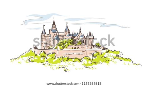 Neufra Hohenzollern Over Royalty Free Licensable Stock