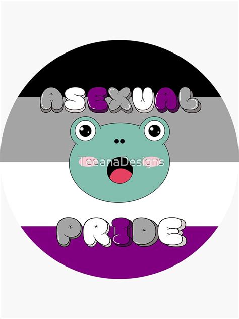 Asexual Pride Flag Sticker For Sale By Teeanadesigns Redbubble