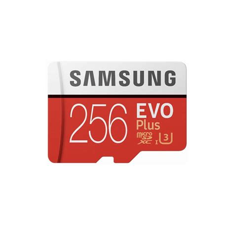 Carte Micro SDXC Samsung EVO 256 Go Classe 10 UHS I U1