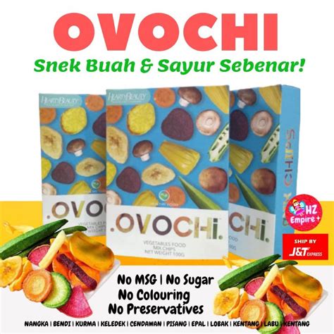 Snek Sihat Ovochi Mix Chips Shiitakee Okra Bendi Kerepek Sayur