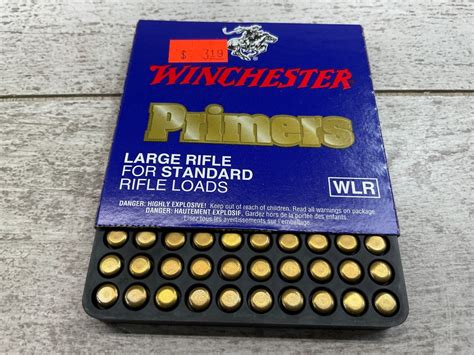 WINCHESTER PRIMERS FOR LARGE RIFLE FOR STANDARD RIFLE LOADS WLR QTY 300