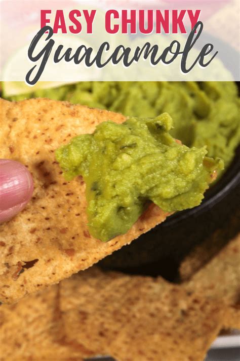 Easy Chunky Guacamole It Is A Keeper