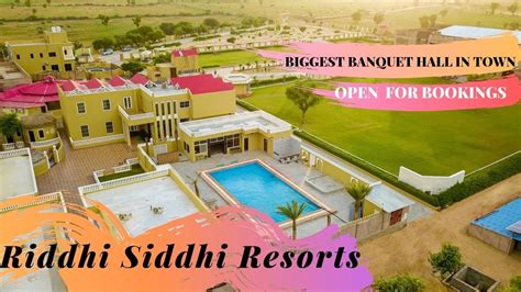 Resorts In Bikaner Riddhi Siddhi Resorts Youtube