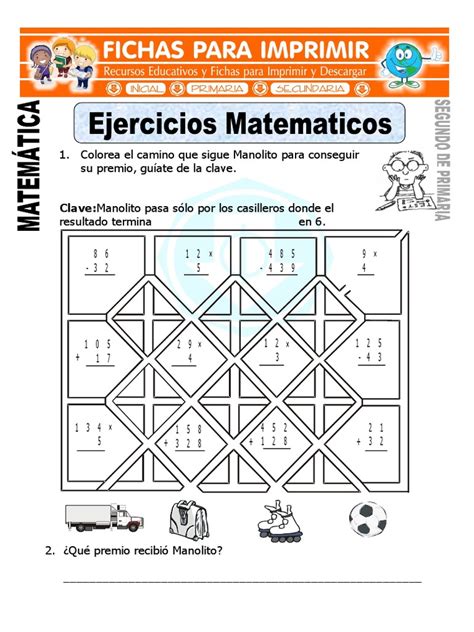 Actividades De Matematicas Para Segundo Grado De Primaria Para Imprimir Porn Sex Picture