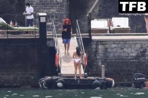 Addison Rae Sexy Seen Showcasing Her Hot Bikini Body Alongside Omer Fedi At Sereno Resort Aznude