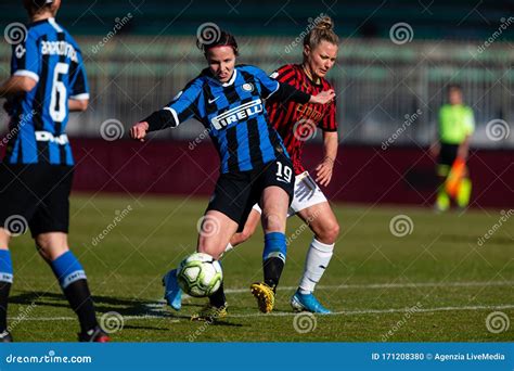 Italian Soccer Serie A Women Championship Ac Milan Vs Fc Internazionale