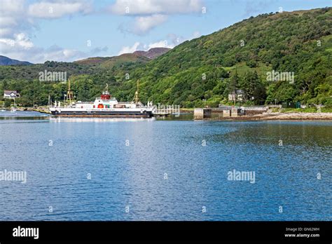 Caledonian MacBrayne Car And Passenger Ferry Loch Dunvegan Arriving At