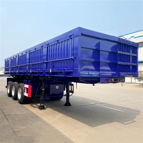 Tri Axle Ton Side Tippers Semi Trailer For Sale Manufacturers