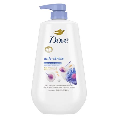 Dove Anti Stress Body Wash Blue Chamomile And Oat Milk Shop Body Wash