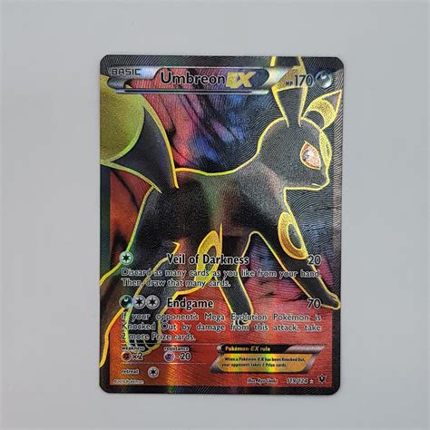 Umbreon Ex Full Art Ultra Rare Pl Pokemon Xy Fates Collide