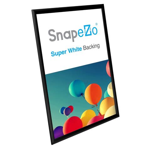 14x22 Black Snapezo® Snap Frame 1 Profile Snap Frames Direct