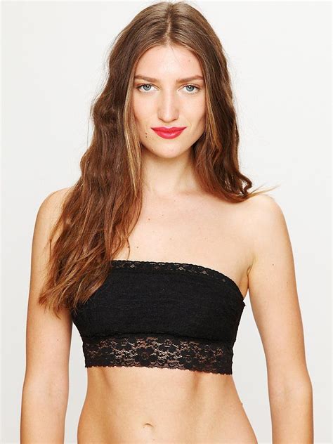 Free People Lace Trim Bandeau 28 00 Black Lace Bandeau Lace